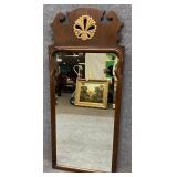Mahogany Shell Carved Chippendale Mirror