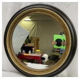 Round Decorative Beveled Mirror
