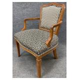 French Walnut Frame Arm Chair