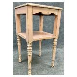 Pink Chippy Paint 2 Tier Accent Table
