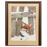 Axel Amuchastegui Red Fox Art Print
