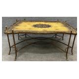 Chelsea House Painted Iron Base Coffee Table