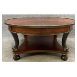 Round Regency Style Cocktail Table