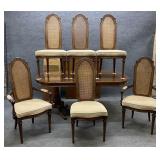 Vintage Hellam Furniture Dining Table & 6 Chairs