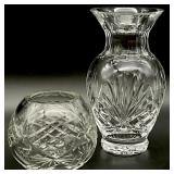 Rogaska Richmond Crystal Vase & Bowl