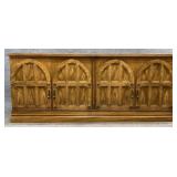 Vintage Stanley Credenza with Arch Top Motif