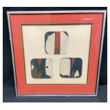 Professionally Framed Mid Century Artwork