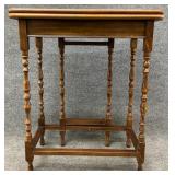 Walnut Gate Leg Flip Top Table
