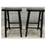 Pair of Saddle Style Barstools