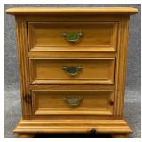 Pine 3 Drawer NIghtstand