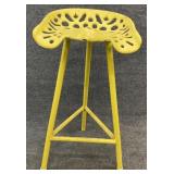 Vintage Cast Iron Tractor Seat Barstool
