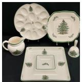 5pc Spode Christmas Tree Assorted Group