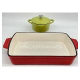2pc Cast Enamel Cookware