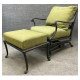 Smith & Hawken Canterborough Chair & Ottoman
