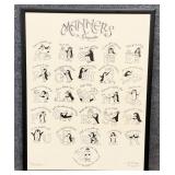 Lucy Kathleen Geiger Framed Manners Print
