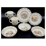 7pc Vintage Royal Doulton Bunnykins Child