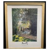Monet Parisians Enjoying the Parc Print