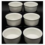 6 Pillivuyt Individual Souffles