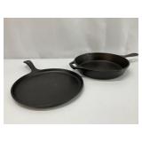 Pair of Lodge 10.5in Cast Iron Skillets