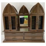 Double Arch Top Jewelry Box