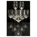 8 Lenox Tuscany Clear Wine Glasses