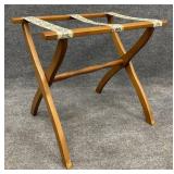 Folding Wooden Luggage Rack