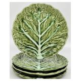 Four Portuguese Cabbage Plates