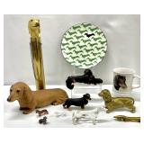 Group of Dachshund Figurines & Decor