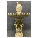 Massarelli Pineapple Fountain Birdbath