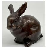 Bronze Rabbit Figurine