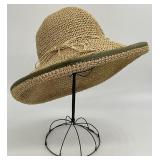 Vintage Hat on Metal Wire Hat Stand