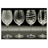 4pc Mikasa Cheers White Wine Glass Set