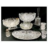 Group of Clear Cut Glass & Crystal