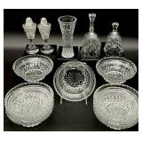 14pc Misc Clear Glassware