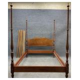 Mahogany Full Size 4 Post Bed