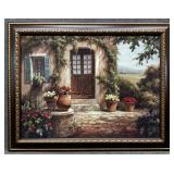 Framed Scene of European Doorway