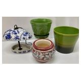 Group of 4 Ceramic Planters
