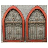 Pair of Arch Top Wall Hangers