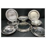 Group Lot of Silver Plate Items C