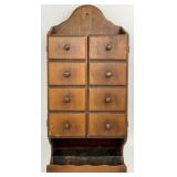 Vintage Wooden Shelf Cabinet