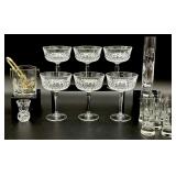 15pc Clear Glassware & Stemware