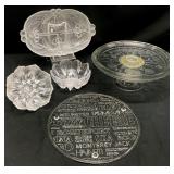 Clear Serving Glassware Grouping