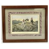 Thomas Blinks Fox Hunt Litho Art Print