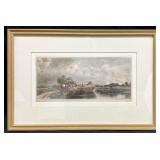 William Henderson Antique Colored Engraving