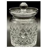 Rogaska Crystal Diamond Biscuit Jar