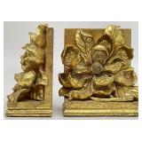 Magnolia Floral Bookends
