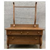 Antique Oak Washstand