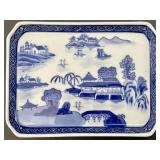 Blue Canton Porcelain 8in Dish