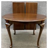 Ethan Allen (?) Cherry Queen Anne Dining Table