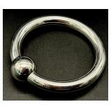 Tiffany & Co Sterling Silver Round Baby Rattle